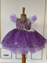Load image into Gallery viewer, BT1894 Lilac Princess - Bejeweled Party Dress for Your Little Star ✨
