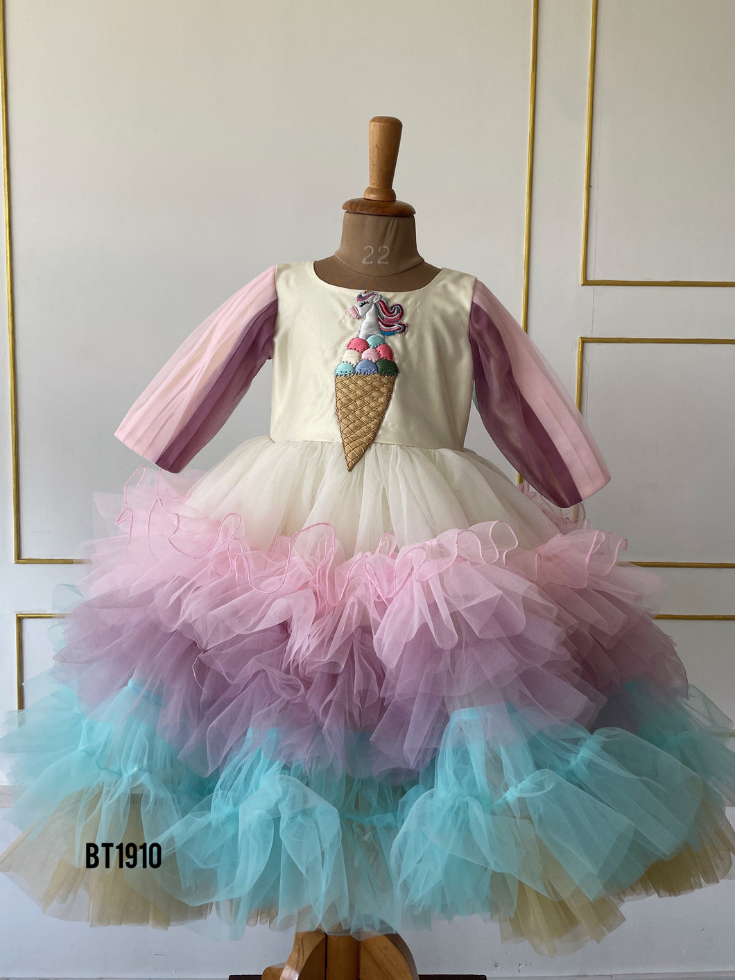 BT1910 Unicorn Candy Dream Party Dress