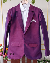 Load image into Gallery viewer, BT2171 Elegant Plum Blazer for the Modern Dad 🕺💼

