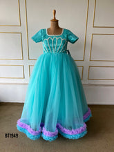 Load image into Gallery viewer, BT1949 Enchanting Aqua Blue Gown – Perfect for Special Occasions
