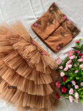Load image into Gallery viewer, BT2056 🌸 Floral Charm Festive Outfit for Little Stars 🌸
