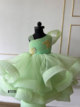 Load image into Gallery viewer, BT1735 Bouncy Birthday Party Wear Frock For Baby Girls
