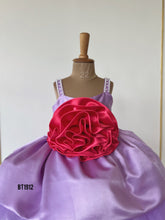Load image into Gallery viewer, BT1912 Lavender Bloom: Elegant Baby Party Dress

