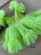 Load image into Gallery viewer, BT1736 Lime Light Party Dress - Sparkle and Frill for Your Little Star
