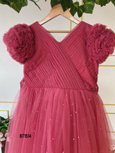 Load image into Gallery viewer, BT1514 Girls Flower Theme Long Birthday Party wear Gown Frock
