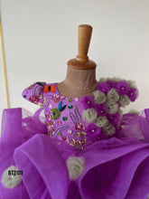 Load image into Gallery viewer, BT2109 Enchanted Purple Blossom Dress with Custom Options 🌸✨
