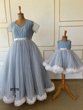 Load image into Gallery viewer, BT1779 Starry Skyline Dress – A Whisk of Clouds and Stars for Your Little One!
