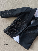 Load image into Gallery viewer, BT2163  Black Designer Party Wear Suit For Boys ✨🖤
