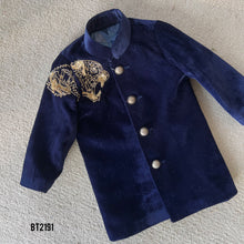Load image into Gallery viewer, BT2191 Majestic Tiger Velvet Boys Party Wear Jacket: Roar in Style 🐾✨
