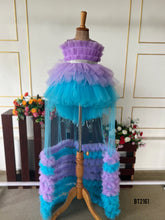 Load image into Gallery viewer, BT2161 Whimsical Lavender &amp; Aqua Princess Gown 🌈👑
