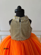 Load image into Gallery viewer, BT1674 Pumpkin Theme Luxury Party Wear
