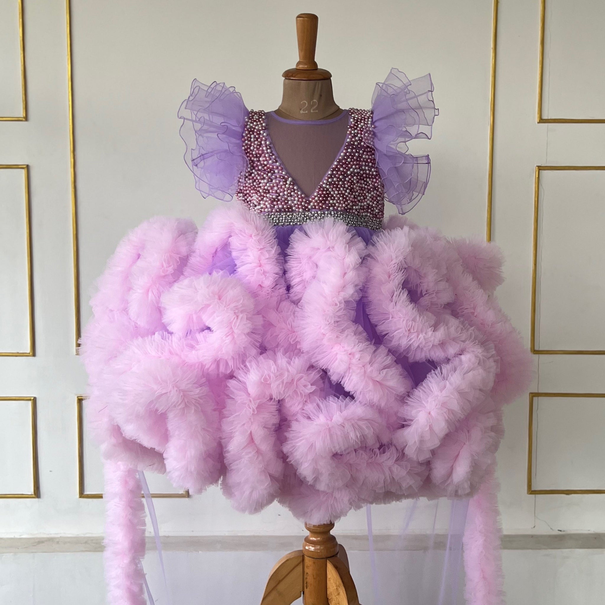 BT2015 💜 Lavender Dream Princess Dress – A Fairytale Delight for Speci –  BabyTeen Fashion
