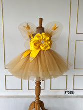 Load image into Gallery viewer, BT2016 🧚Golden Butterfly Fairy Dress – Ready for Magical Moments! ✨🦋
