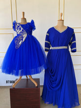 Load image into Gallery viewer, BT1806 Royal Butterfly Enchantment - Mom &amp; Baby Twinning Gown Set&quot;
