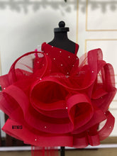 Load image into Gallery viewer, BT1613 Bouncy Pearl Birthday Party Wear Frock For Baby Girls
