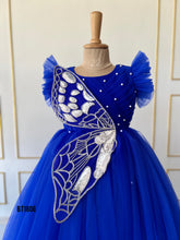 Load image into Gallery viewer, BT1806 Sapphire Flutter: Enchanting Blue Butterfly Princess Gown
