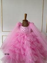 Load image into Gallery viewer, BT1780 Pink Princess Puffball Gown - Every Little Dreamer&#39;s Delight
