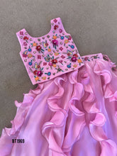 Load image into Gallery viewer, BT1969  Beautiful Pink Floral Baby Dress
