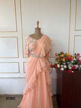 Load image into Gallery viewer, BT2042 🍑 Peachy Perfection: Your Little Princess’s Dream Outfit 👑
