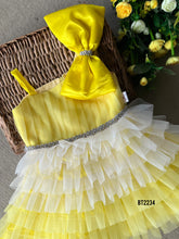 Load image into Gallery viewer, BT2234 💛 Sunshine Belle Dress – Twirl into a Fairytale! 🌼✨
