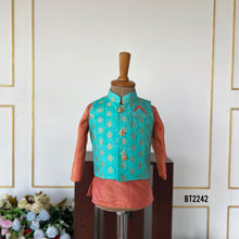 Load image into Gallery viewer, BT2242 🕌 Regal Ethnic Charm – The Ultimate Festive Look for Your Little Prince! ✨👑
