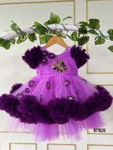 Load image into Gallery viewer, BT1620 Purple Petal Princess Dress - Bloom in Enchantment!
