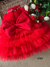 Load image into Gallery viewer, BT1833 Radiant Ruby: Baby&#39;s Ruffle Fiesta Dress
