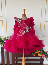 Load image into Gallery viewer, BT2235 ✨ Ruby Butterfly Princess Dress – A Royal Fairytale Look! 🦋👑
