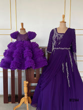 Load image into Gallery viewer, BT2144 Royal Purple Mom-Baby Twinning Set 👑💜
