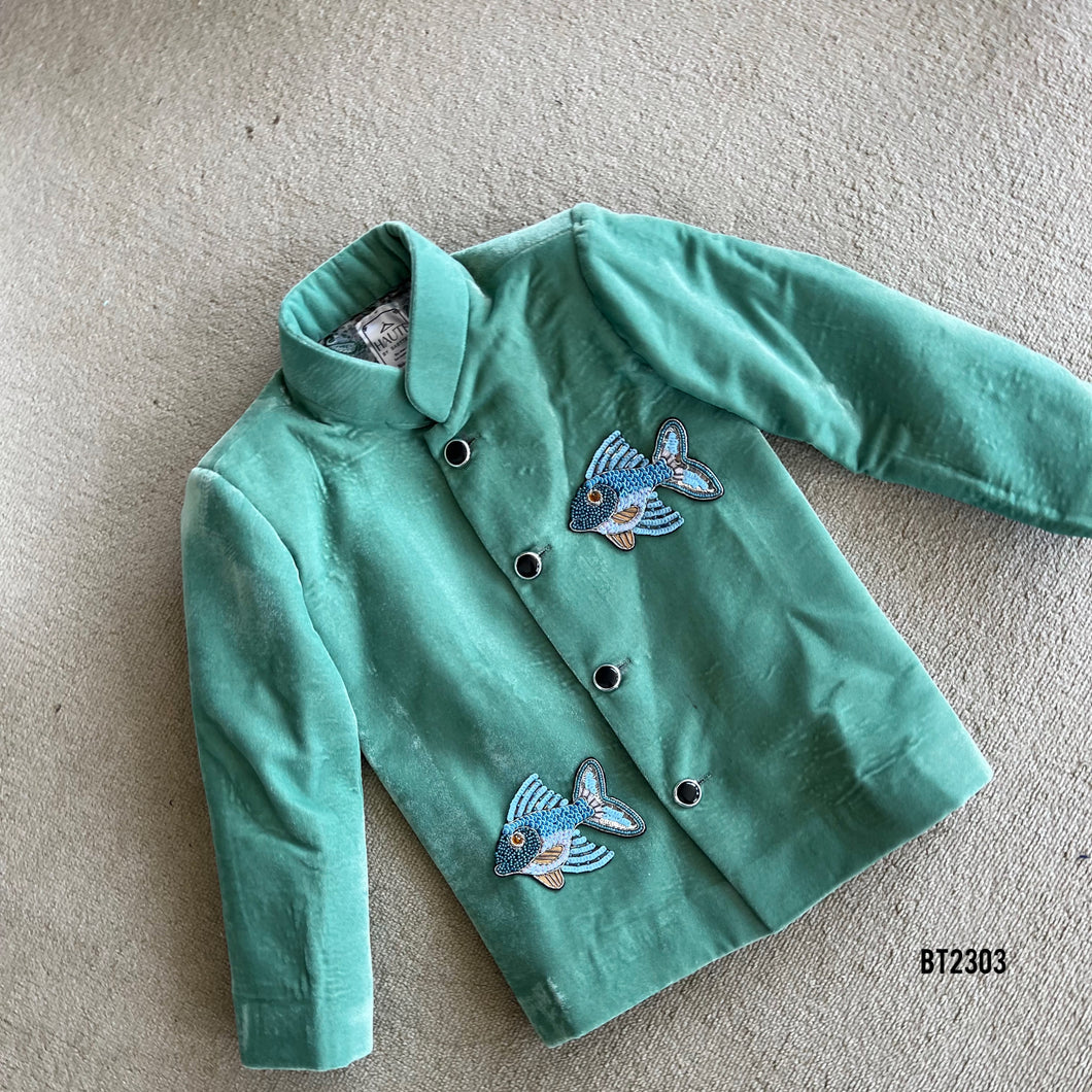 BT2303 🐠 Ocean Explorer Royal Set – Dive into Style for Your Little Prince! 🌊