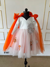 Load image into Gallery viewer, BT1687 Ocean Theme Appliqué Birthday Frock
