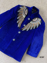 Load image into Gallery viewer, BT2167  The Regal Winged Angelic Charm Party Wear Blazer for Little Man ✨🕊️

