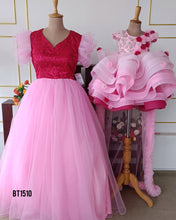 Load image into Gallery viewer, BT1510 Mommy &amp; Me Twinning Dreams in Pink 💕👗
