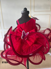 Load image into Gallery viewer, BT1604 Bouncy Butterfly Birthday Party Wear For Baby Girls
