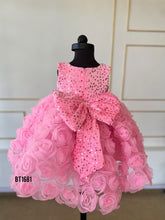 Load image into Gallery viewer, BT1681 Pink Blossom Gala Dress - A Touch of Spring for Her Special Day
