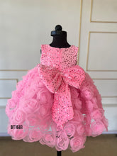 Load image into Gallery viewer, BT1681 Flower Theme Birthday Frock
