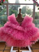 Load image into Gallery viewer, BT1978 🧚‍♀️ Pink Butterfly Dreams: Enchanting Dress for Little Fairies 🧚‍♀️
