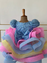 Load image into Gallery viewer, BT1906 Colorful Magic: Baby Party Dress – Celebrate with Style
