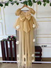 Load image into Gallery viewer, BT1607 Golden Grace Floral Fantasy Dress
