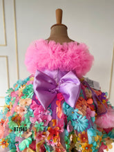 Load image into Gallery viewer, BT1940 Vibrant Floral Party Dress for Baby Girls
