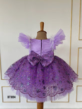 Load image into Gallery viewer, BT1894 Lilac Princess - Bejeweled Party Dress for Your Little Star ✨
