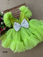 Load image into Gallery viewer, BT1736 Lime Light Party Dress - Sparkle and Frill for Your Little Star
