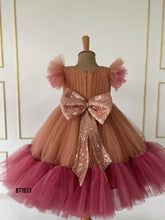 Load image into Gallery viewer, BT1933 Sparkling Butterfly Party Dress for Baby Girls
