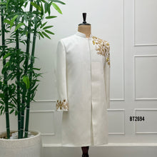 Load image into Gallery viewer, BT2694 Royal Ivory Embroidered Sherwani for Dad
