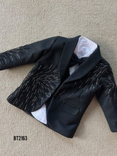 Load image into Gallery viewer, BT2163  Black Designer Party Wear Suit For Boys ✨🖤
