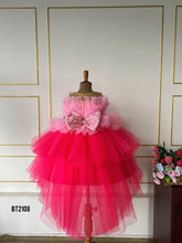 Load image into Gallery viewer, BT2108 Radiant Pink Princess Party Dress with Customization Options 🎀✨
