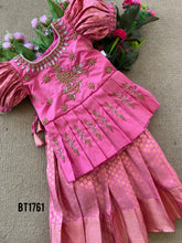 Load image into Gallery viewer, BT1761 Regal Rose Embroidered Elegance Dress for Little Ladies
