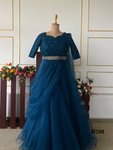 Load image into Gallery viewer, BT2148 Mommy &amp; Me Enchanting Teal Duo for Magical Celebrations 🌟💙
