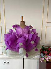 Load image into Gallery viewer, BT2109 Enchanted Purple Blossom Dress with Custom Options 🌸✨
