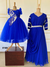 Load image into Gallery viewer, BT1806 Sapphire Flutter: Enchanting Blue Butterfly Princess Gown

